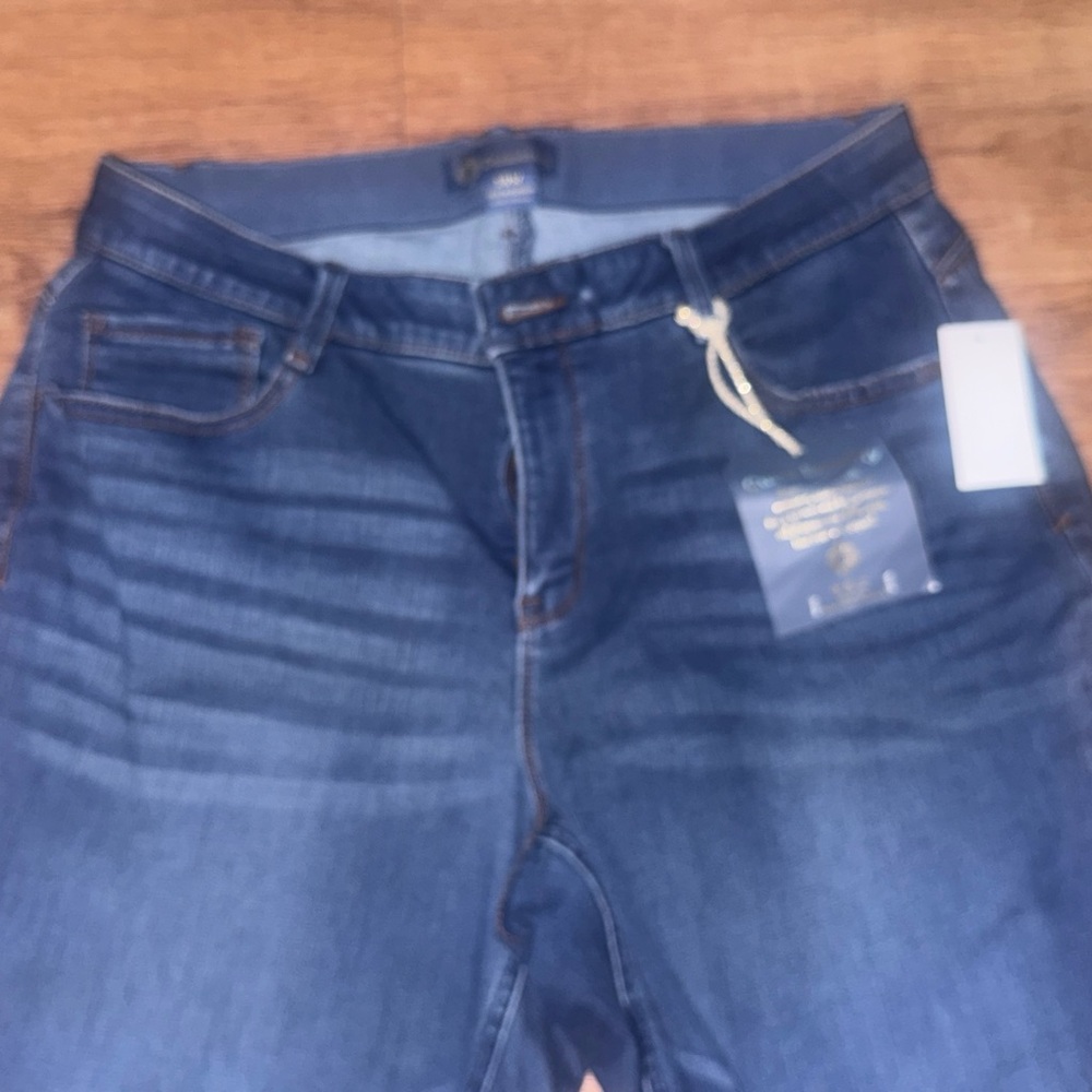 Democracy Women's Boot Cut Jeans - Dark Blue Wash